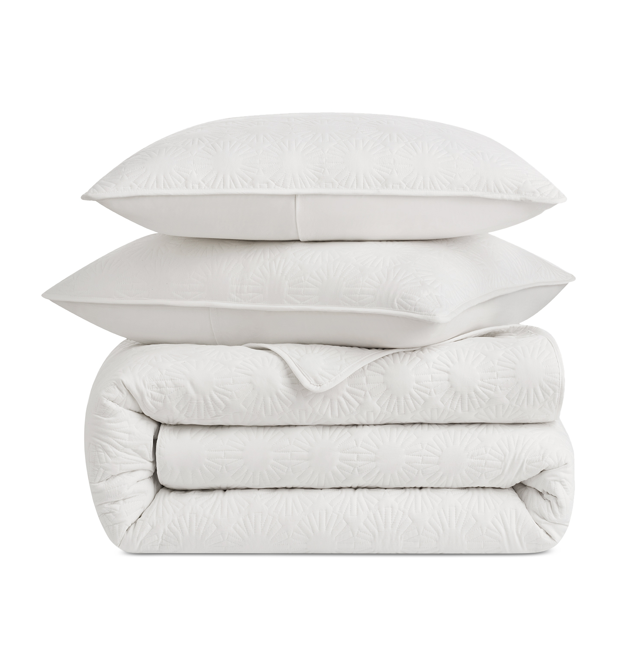 UGG® Devon Sun Logo Quilt Set - Snow