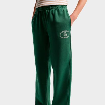 Big Kids' Nithtke Sportswear Club French Terry Open-Hem Pants - Fir/Sanddrift