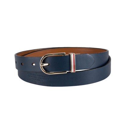 Tommy Hilfiger Women's Reversible Dress Casual Belt - Tan, Navy