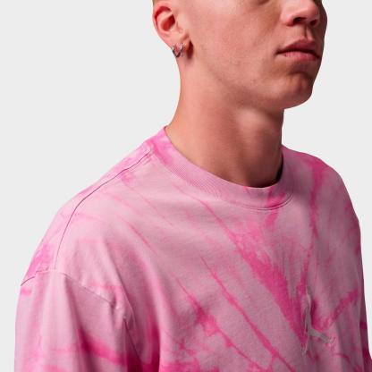 Men's Jordan Brooklyn Tie-Dye Festival T-Shirt - Iced Carmine/Pale Ivory - view 4