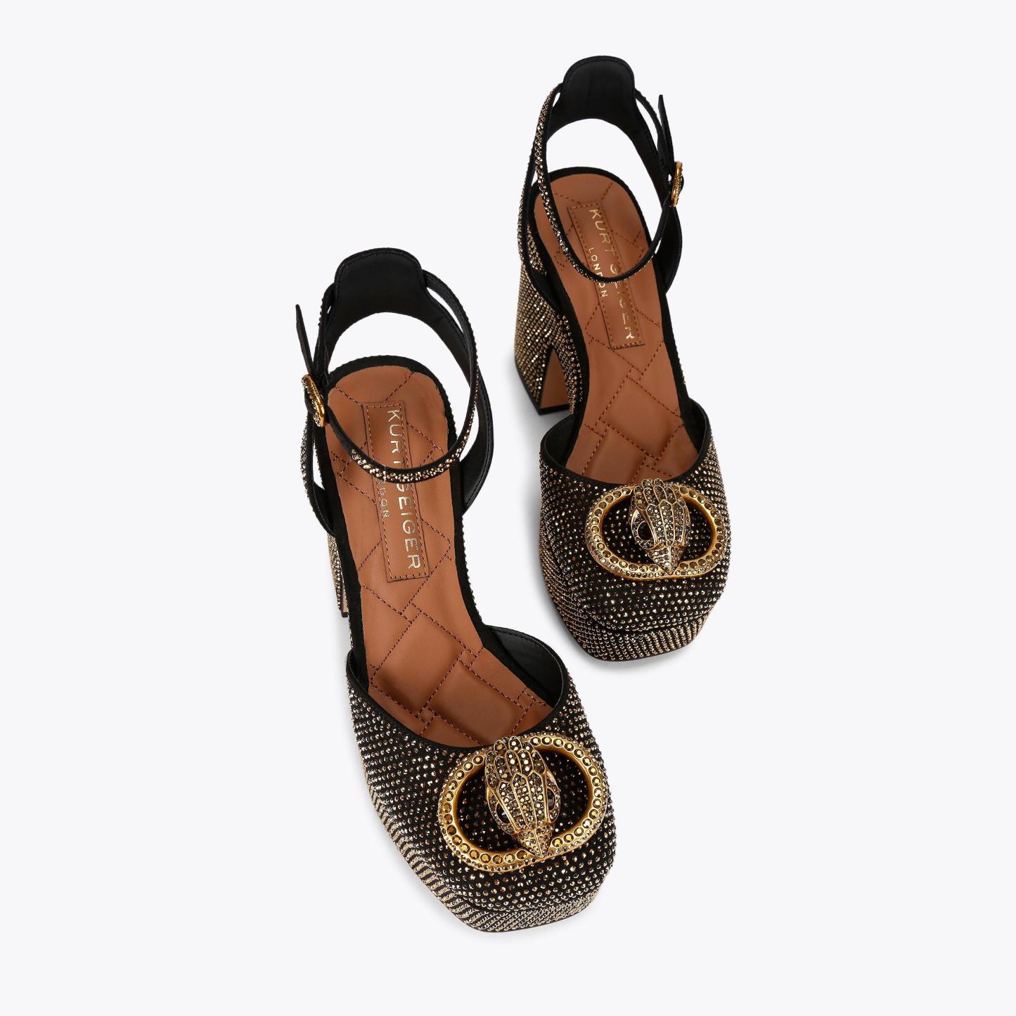 Kurt Geiger London Chelsea Closed Platform Heel - Metallics - view 3