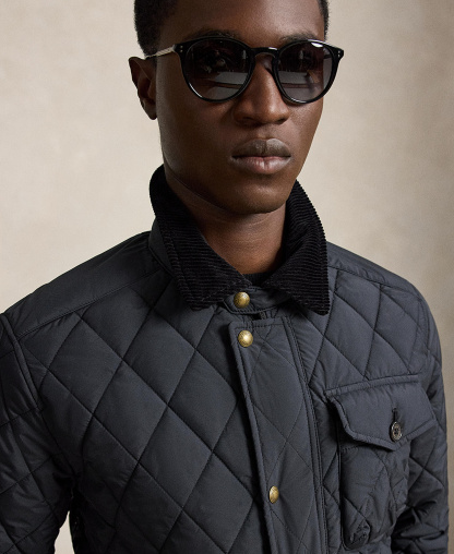 Polo Ralph Lauren Men's Beaton Quilted Water-Repellent Full-Zip Jacket - Polo Black