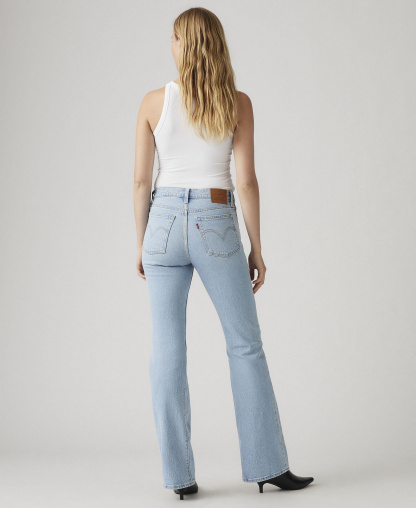 Levi's Premium Women's Wedgie Boot High-Rise Jeans - Blasted St