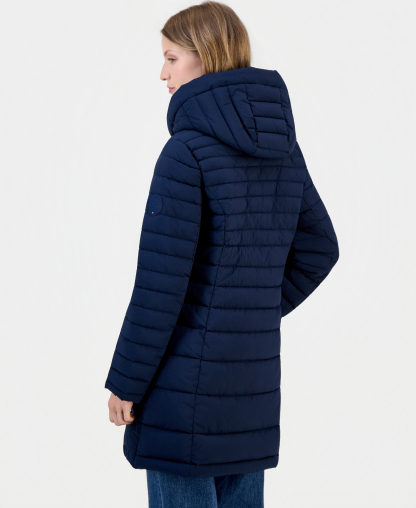Tommy Hilfiger Women's Puffer Packable Hooded Coat - DK NAVY