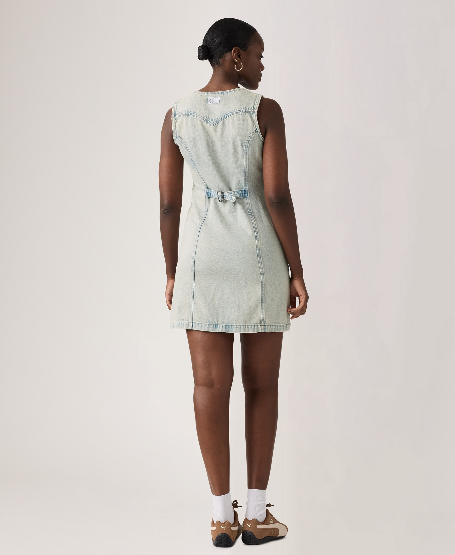Levi's Women's Vianna Denim Button-Front Vest Dress - A Little Hazy Dress