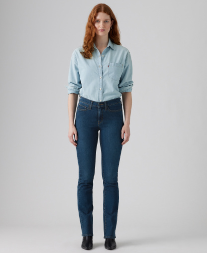Levi's 315 Shaping Mid Rise Lightweight Bootcut Jeans - Eternal Indigo Drk Bright