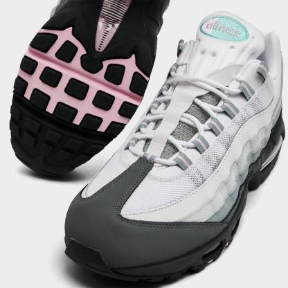 Men's Nithtke Air Max 95 Big Bubble Scorpion Casual Shoes - Part 3 - Anthracite/Pink Foam/Hyper Turquoise/White/Smoke Grey/Light Pumice - Detail shot