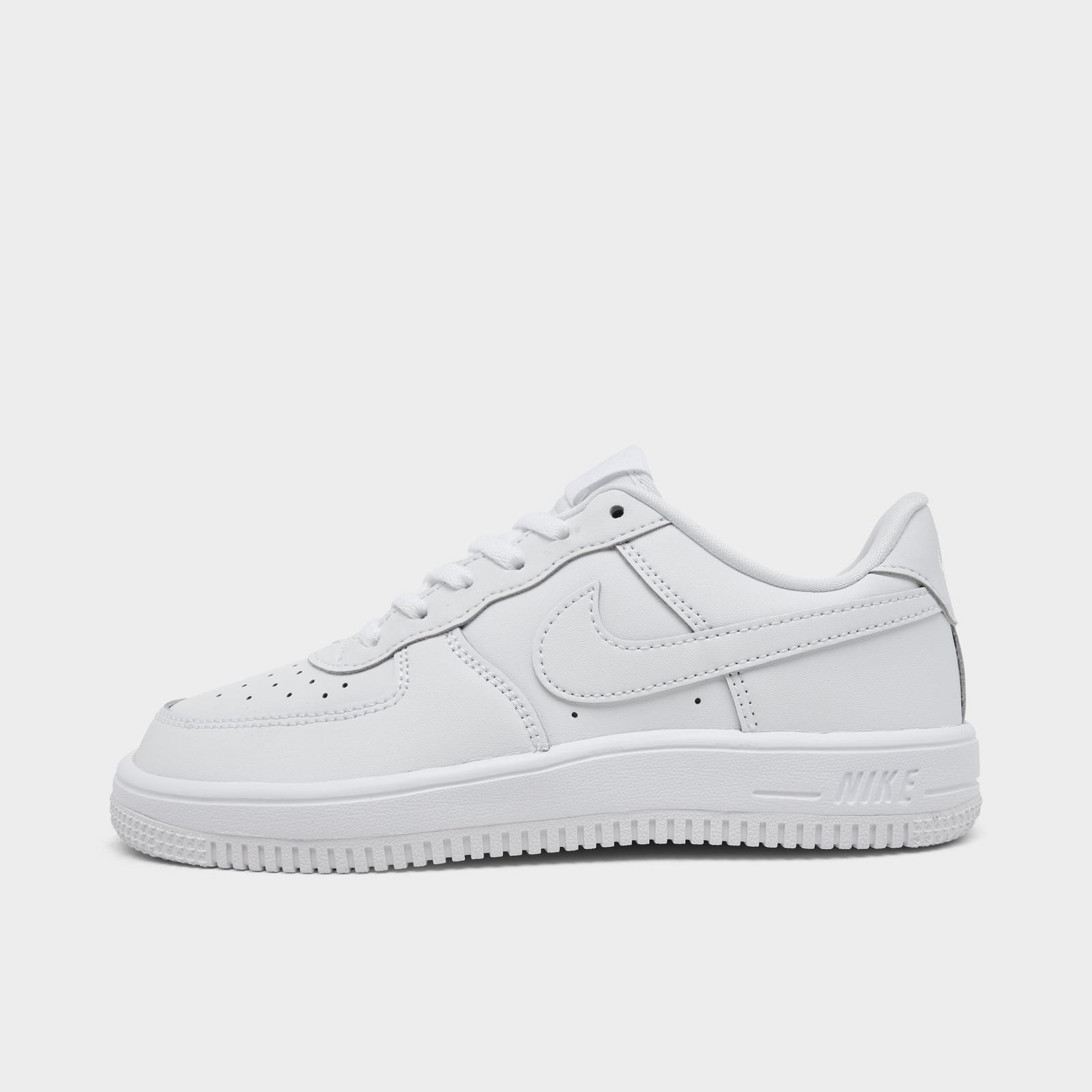 Little Kids' Nike Force 1 Casual Shoes - White/White/White