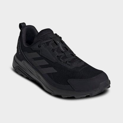 Men's adidas Terrex Anylander Hiking Shoes - Black/Black/Grey - view 2