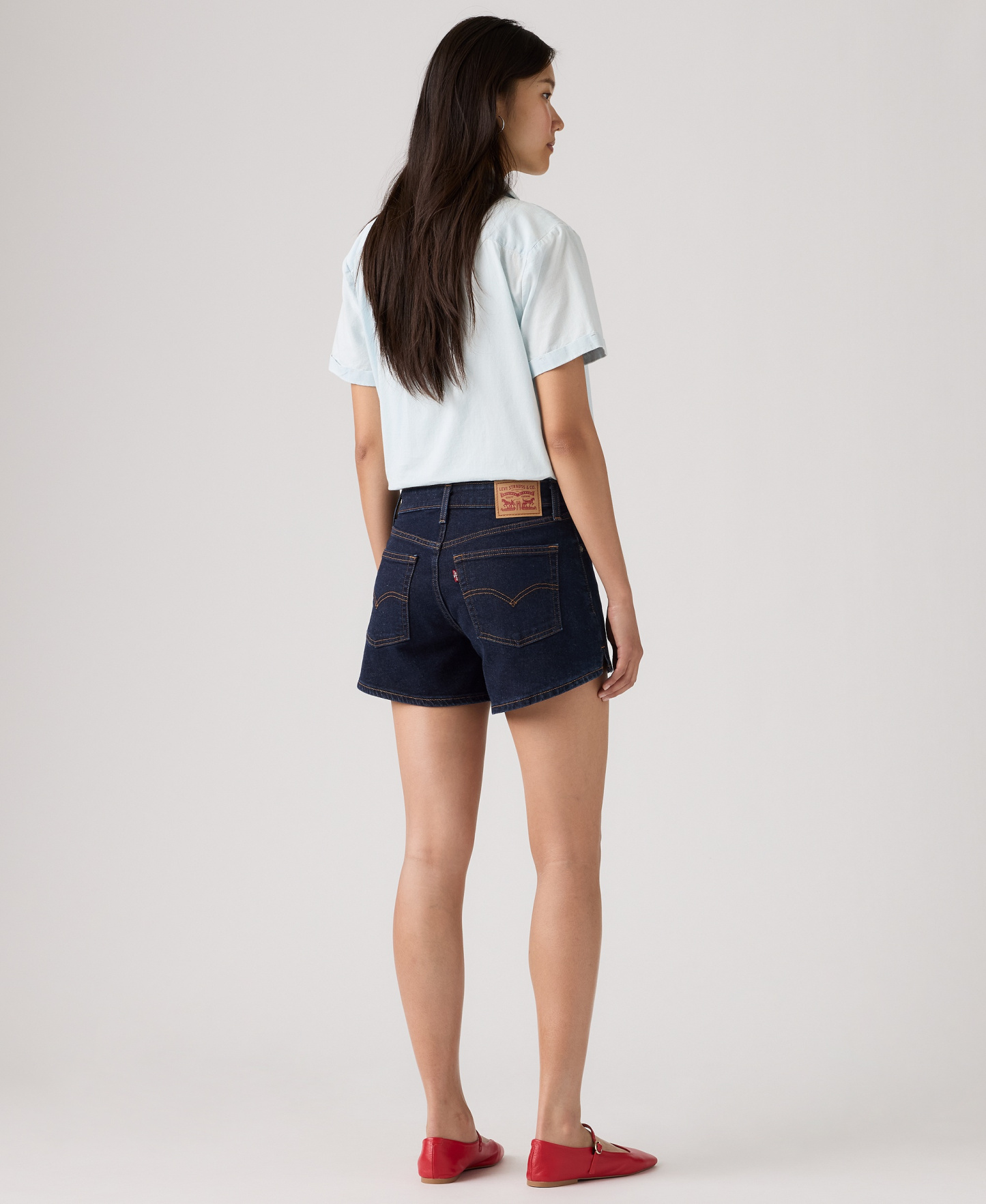 Levi's Women's Mid-Rise A-Line Denim Shorts - Whoa What