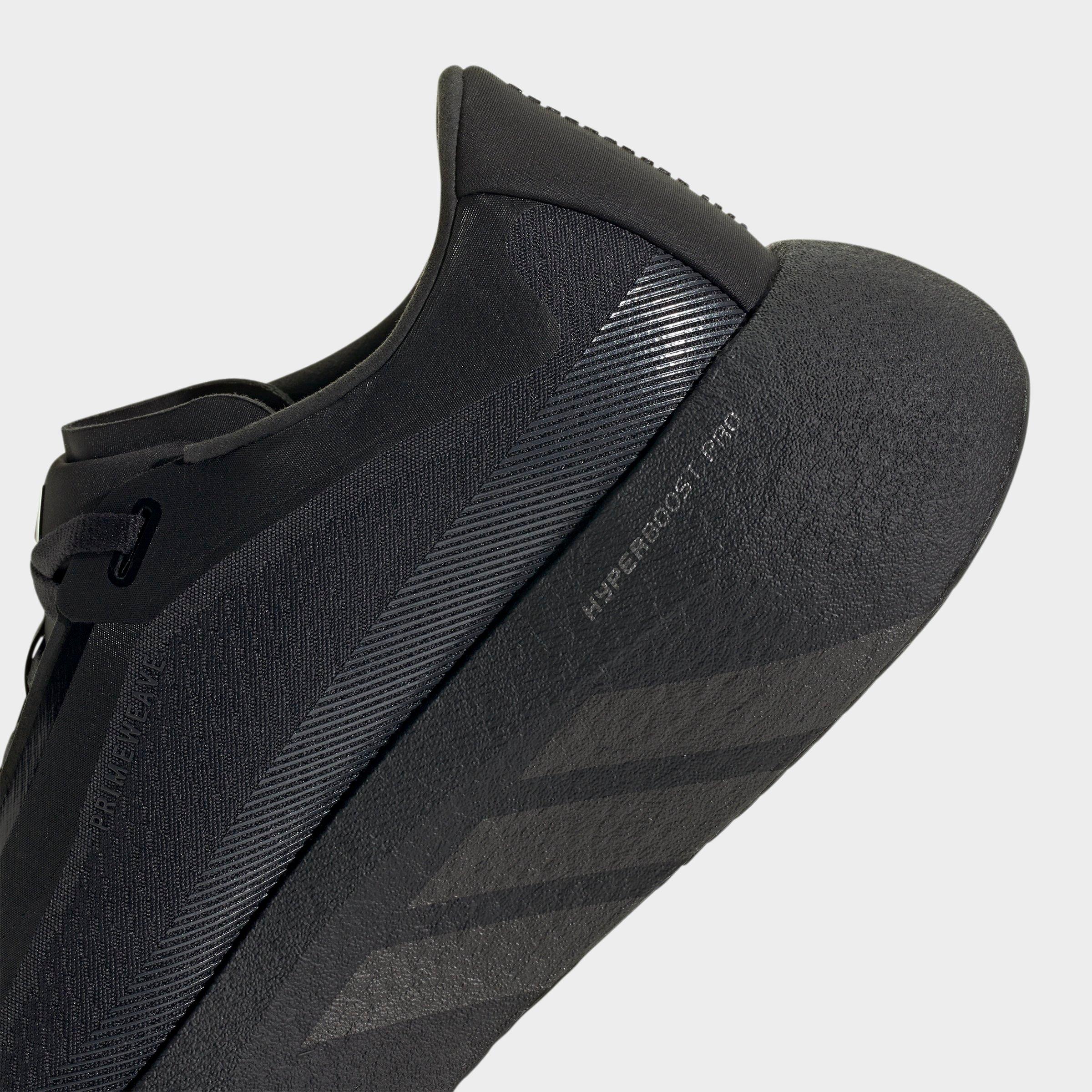 Women's adidas Hyperboost Edge Running Shoes - Part 1 - Core Black/Carbon/Carbon - Detail shot