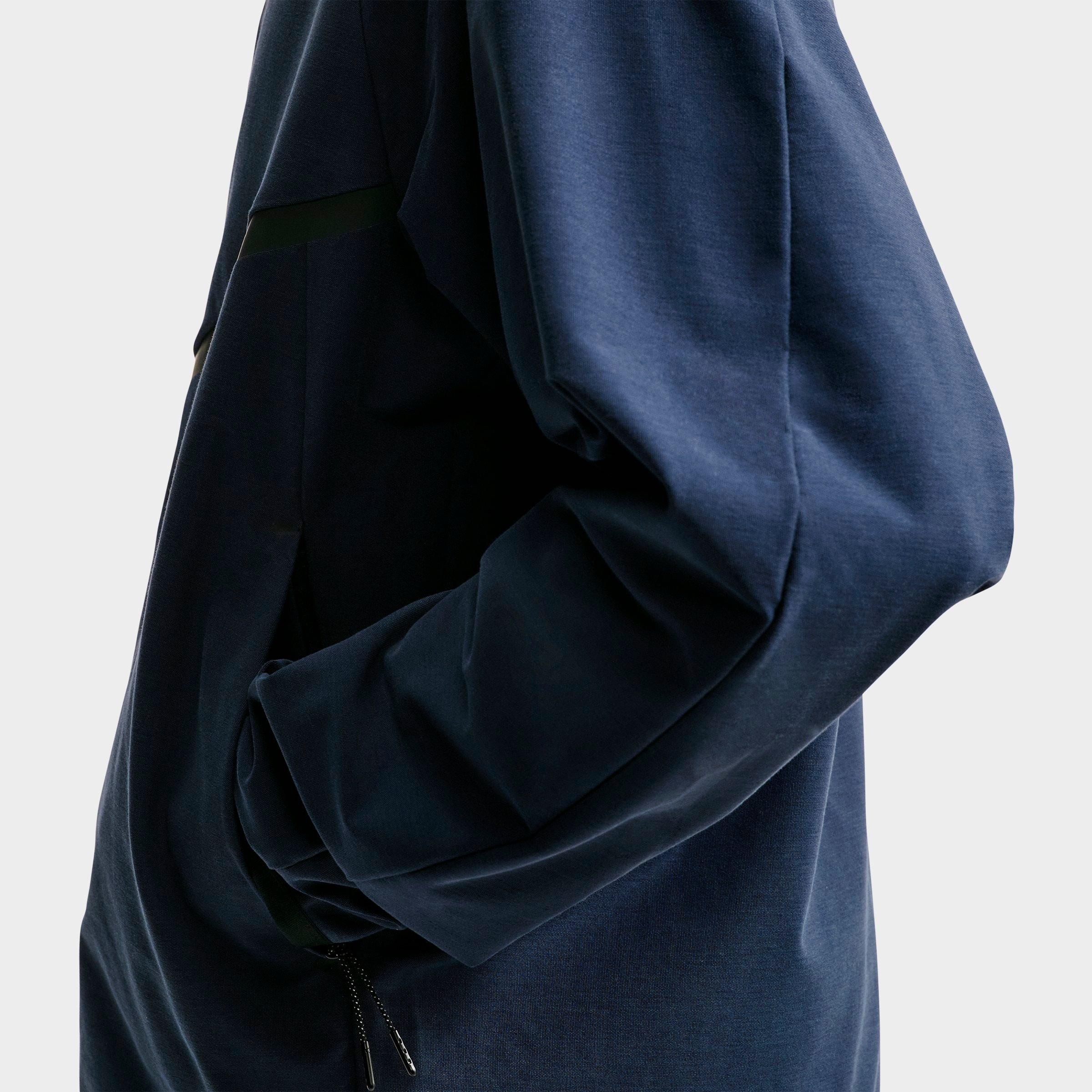 Men's Nithtke Sportswear Tech Dri-FIT Shori Knit Full-Zip Track Jacket - Obsidian/Black