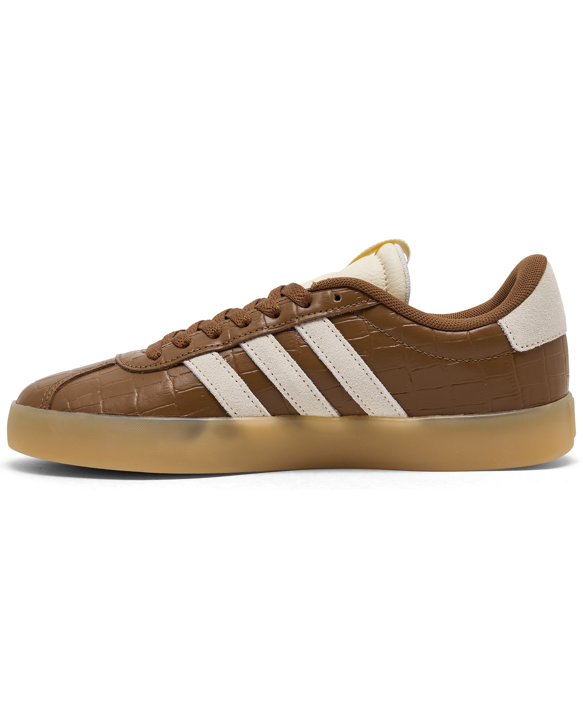 adidas Women's VL Court 3.0 Sneakers from Finish Line - Wild Brown, Cream