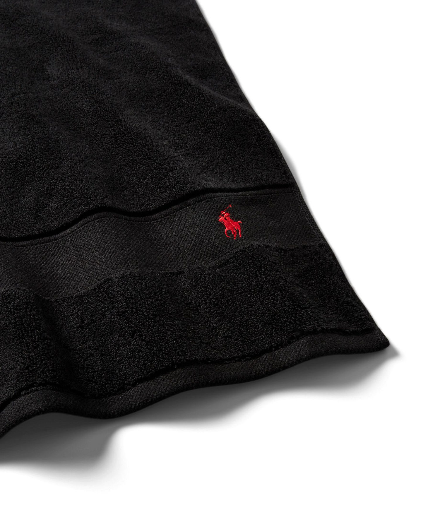 Polo Ralph Lauren Polo Player Cotton Bath Towel, 58" x 30" - Polo Black