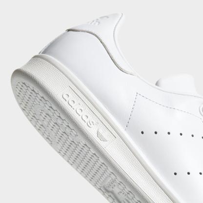 Men's adidas Originals Stan Smith Casual Shoes - Cloud White/Cloud White/Cloud White - Detail shot