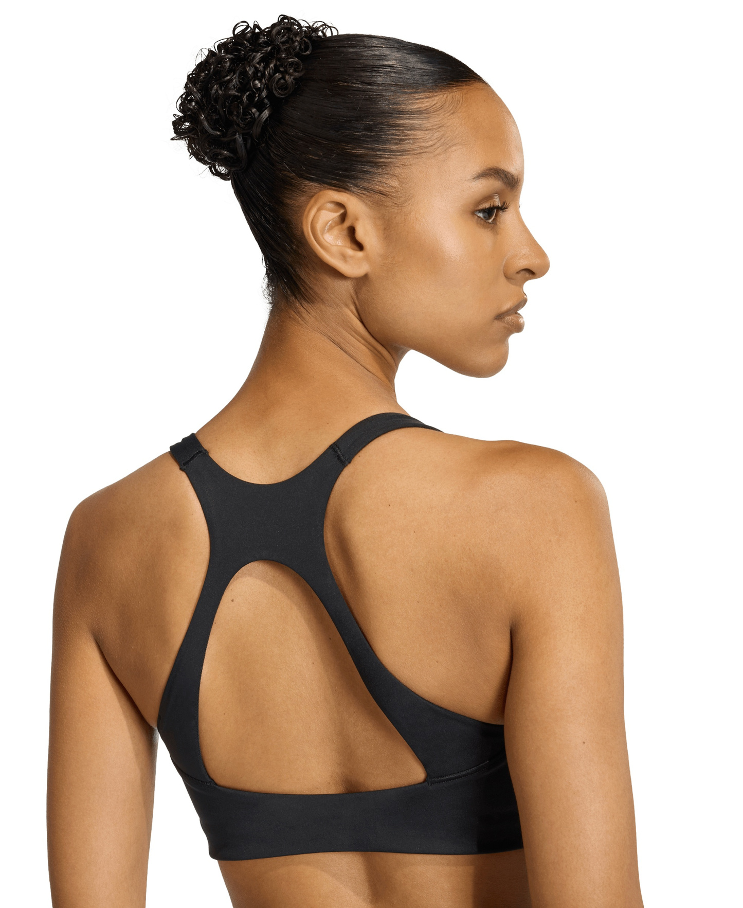 adidas Women's Workout Square Neck Support Bra - Black