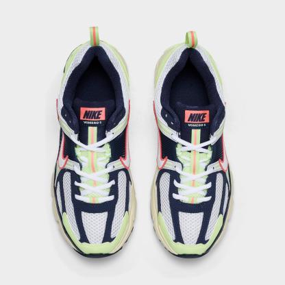 Big Kids' Nithtke Vomero 5 Casual Shoes - Part 1 - Barely Volt/Midnight Navy/Pure Platinum/White - Top view