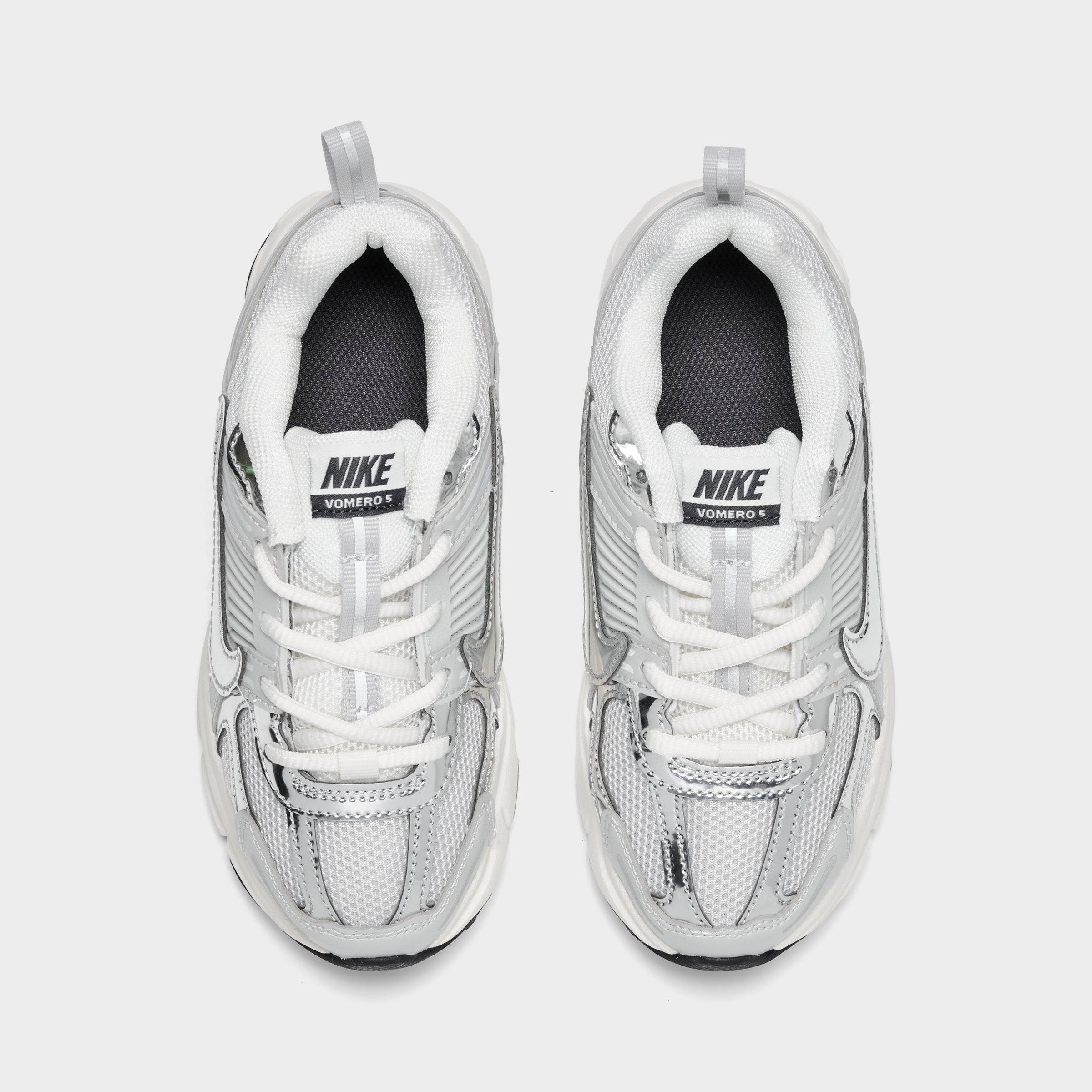Little Kids' Nithtke Vomero 5 Casual Shoes - Photon Dust/Chrome/Gridiron/Sail - Top view