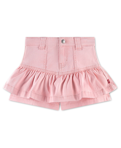 Levi's Girls' Toddler 2T-6X Ruffled Scooter Skort - Powder Pink