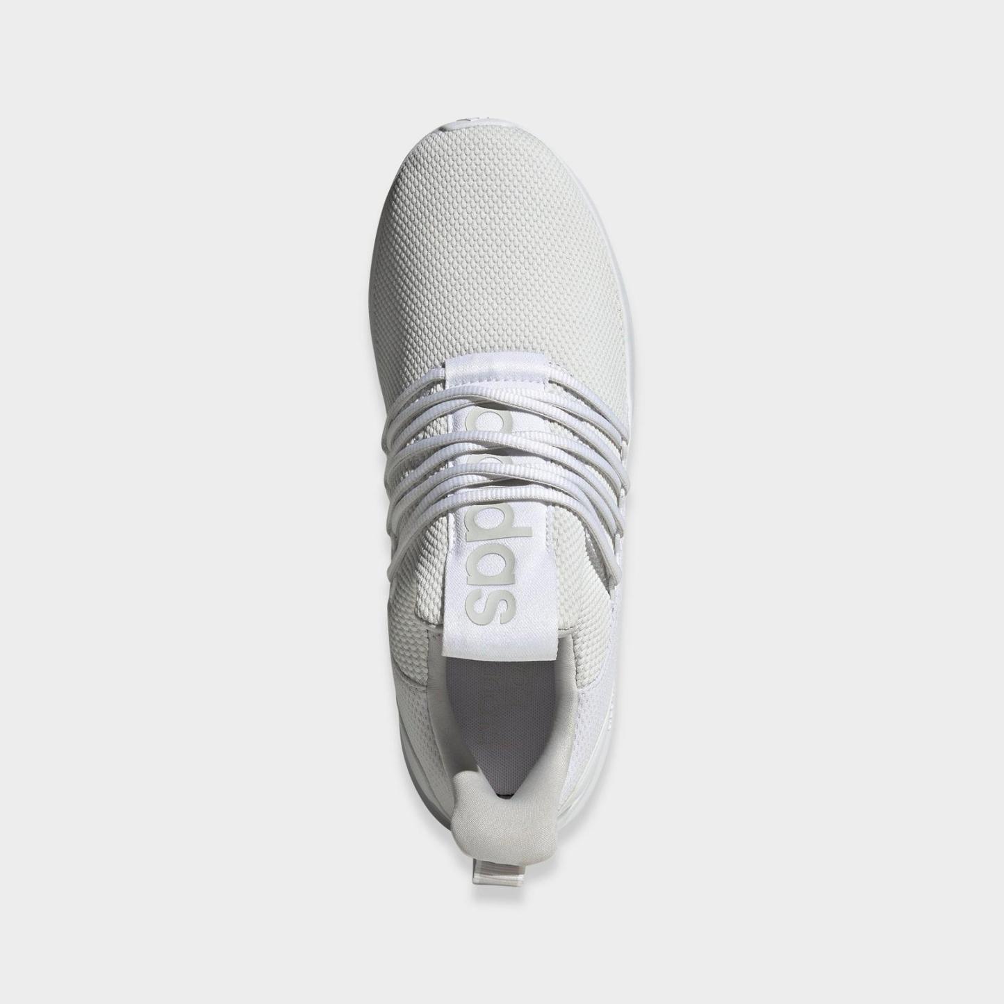 Men's adidas Lite Racer Adapt 7.0 Casual Shoes - White/Grey/White - view 5