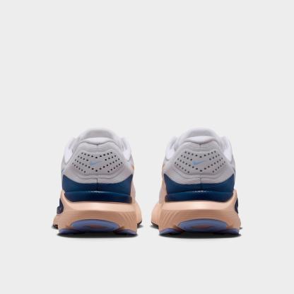 Women's Nithtke Structure 26 Running Shoes - White/Mystic Navy/Sundial/Aluminum - Back view