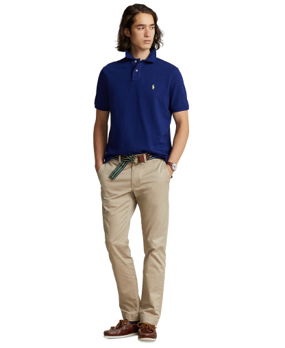 Polo Ralph Lauren Men's Custom Slim-Fit Mesh Polo Shirt - Fall Royal