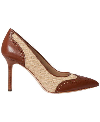 Lauren Ralph Lauren Women's Lynden Stiletto Heel Pumps - Natural/Lauren Tan