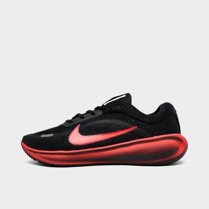 Big Kids' Nithtke Stellar Ride Running Shoes - Black/Cool Grey/University Red/Red Orbit - Left shoe facing left. Outside of the shoe.