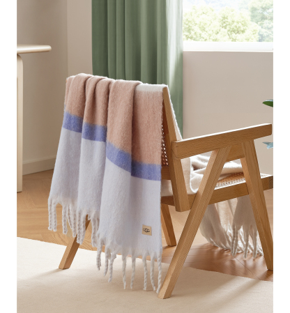 UGG® Simona Faux Mohair Throw, 50" x 70" - Misty Wisteria