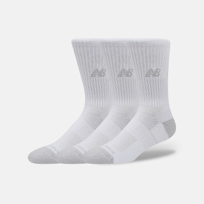 New Balance Active Crew Socks 3 Pack, LAS35203WT