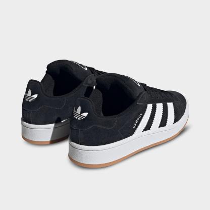 Big Kids' adidas Originals Campus 00s Casual Shoes - Black/White/White - Back view