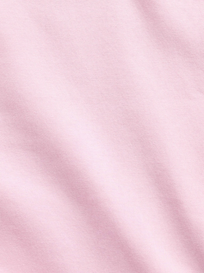 VintageSoft Oversized Mockneck Logo Sweatshirt - Light pink