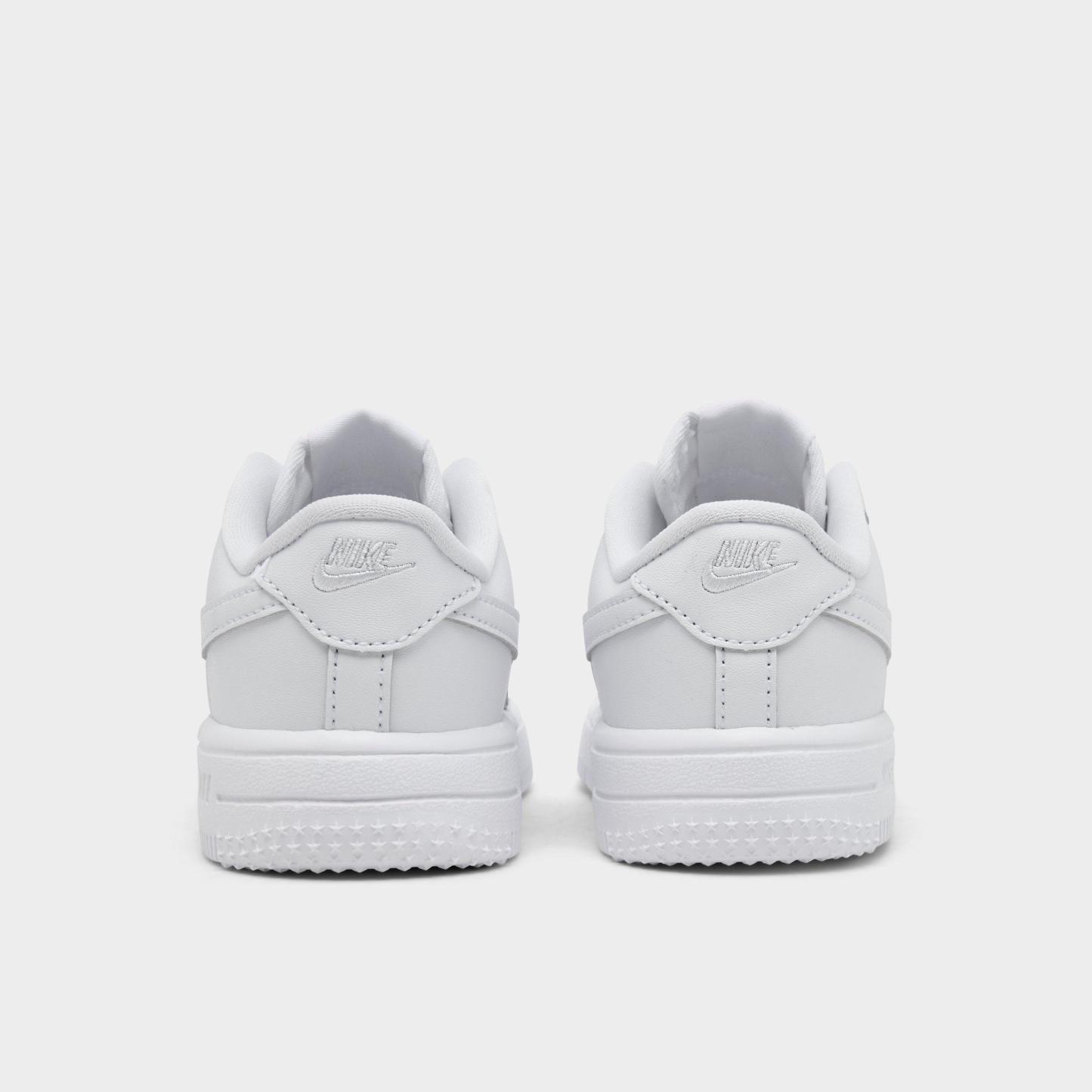 Infant and Kids' Toddler Nithtke Force 1 Low Casual Shoes - Part 1 - White/White/White - Back view