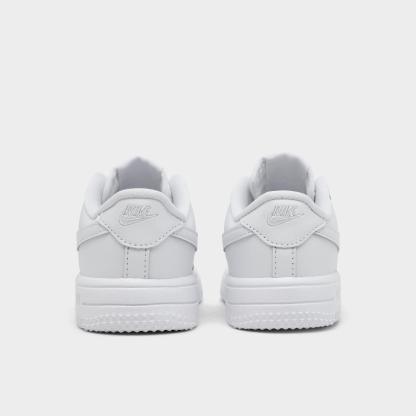 Infant and Kids' Toddler Nithtke Force 1 Low Casual Shoes - Part 1 - White/White/White - Back view