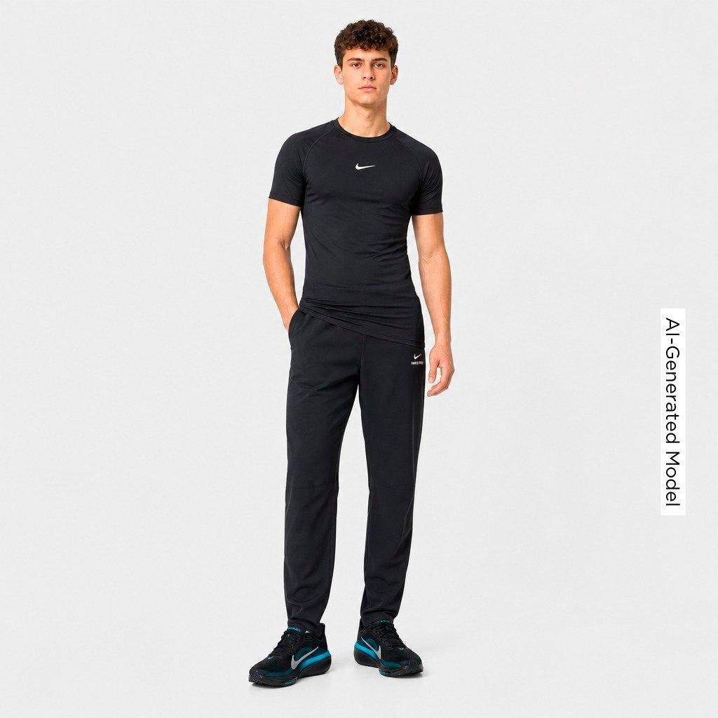 Men's Nithtke Pro Dri-FIT Tight Fitness Top - Black/White