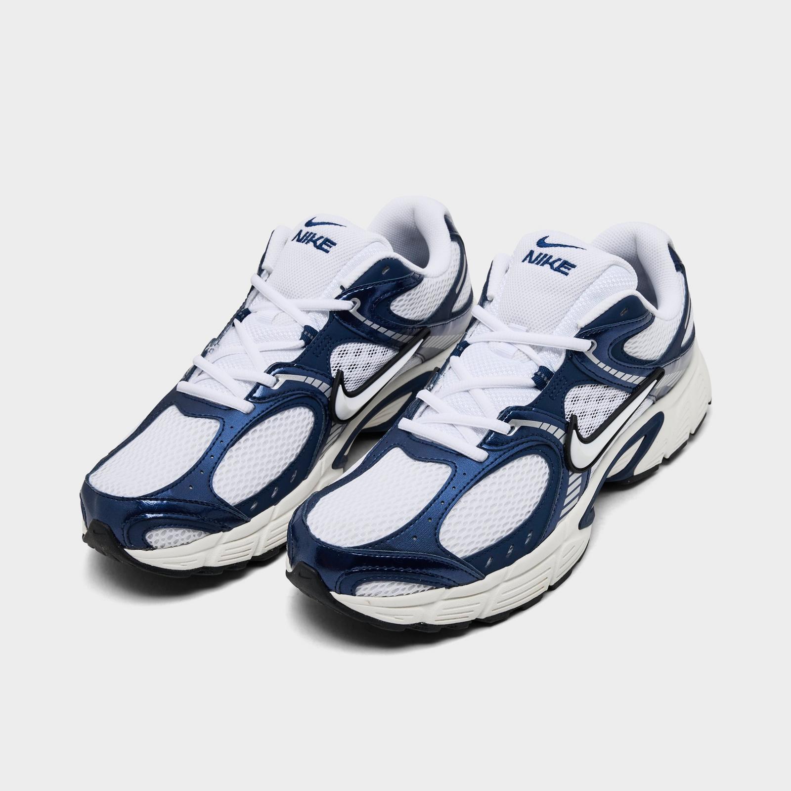 Men's Nike V5 RNR Casual Shoes - White/Midnight Navy/Metallic Silver/White