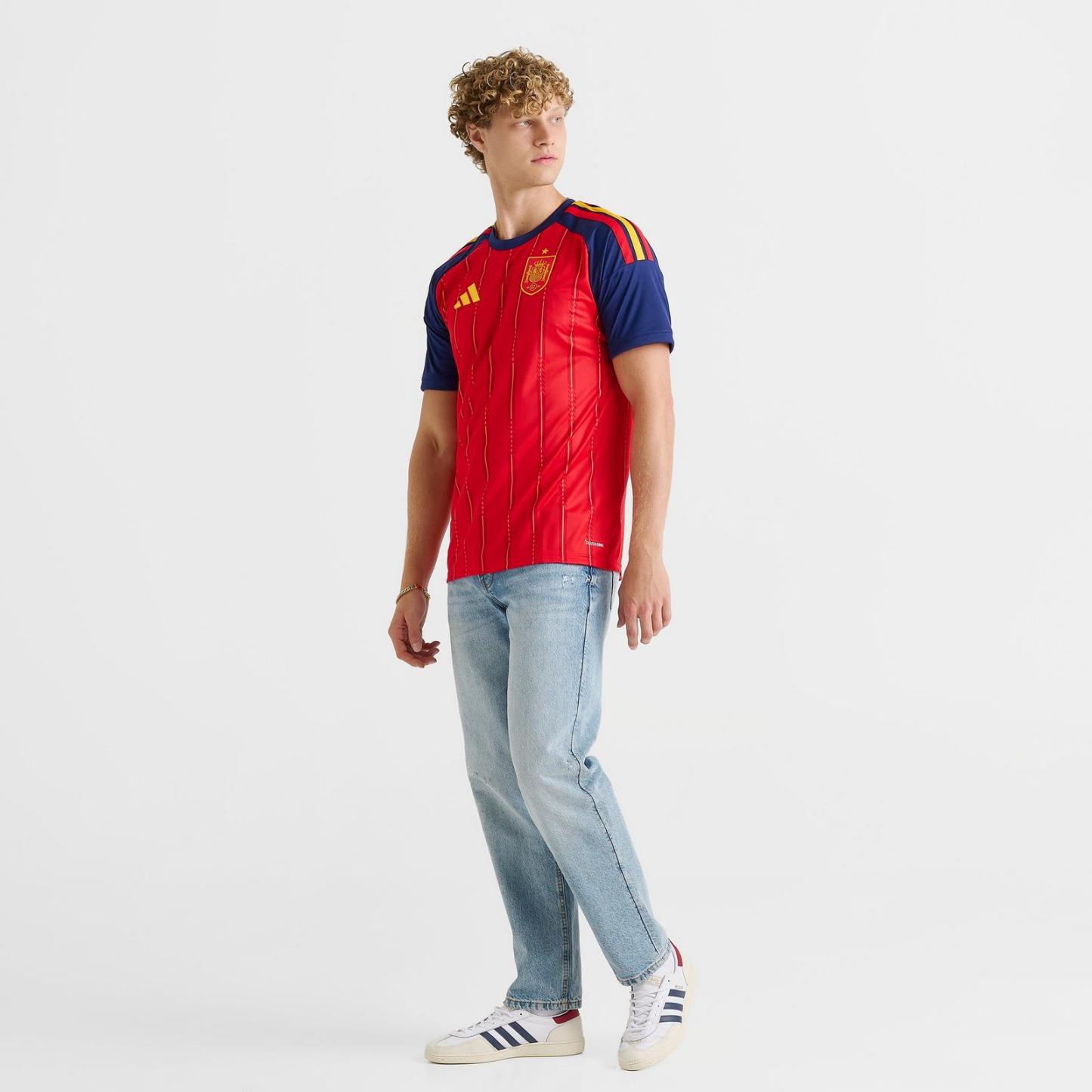Men's adidas Spain 2026 Home Replica Soccer Jersey - Vivid Red - view 2