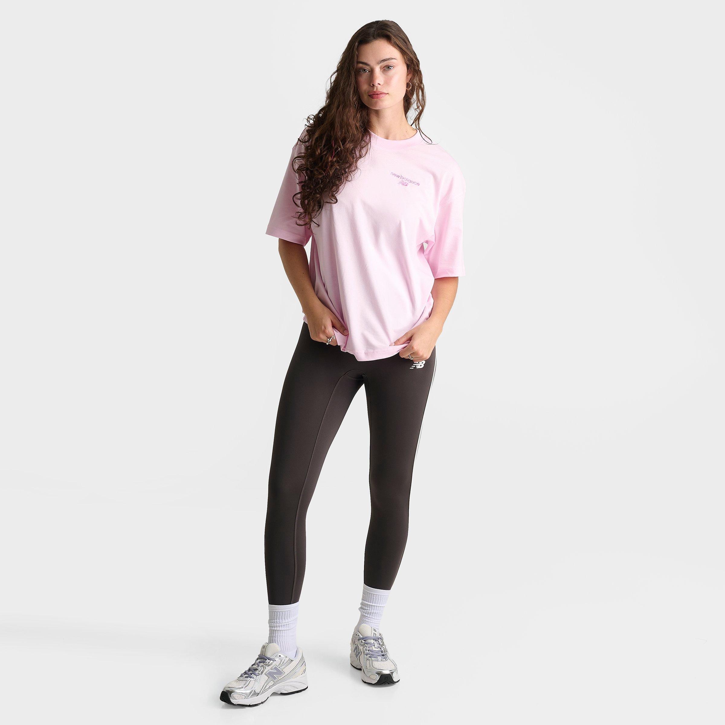 Women's New Balance 740 Playlist Boyfriend T-Shirt - Light Raspberry - view 2