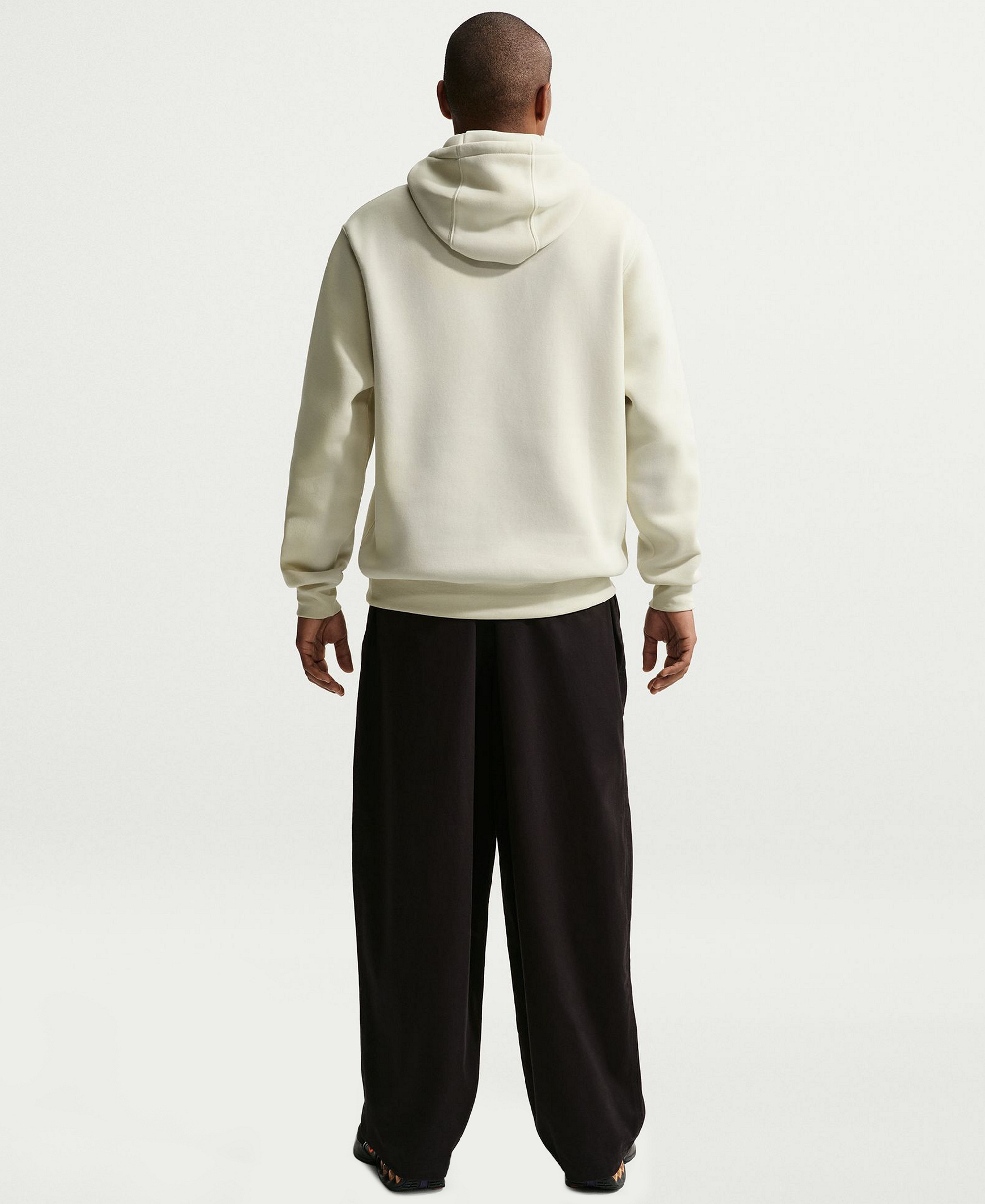 Nike Men's Embroidered Logo Relaxed-Fit Sweatshirt - Cream