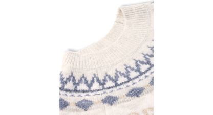 UGG Women's Braylee Uggisle Crewneck Sweater - Grey Heather
