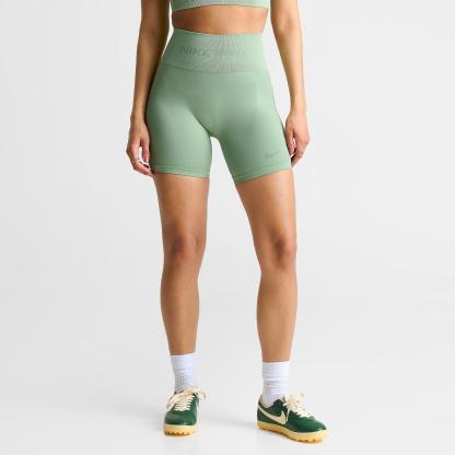 Women's Nithtke Pro Seamless Dri-FIT High-Waisted 5" Biker Shorts - Steam
