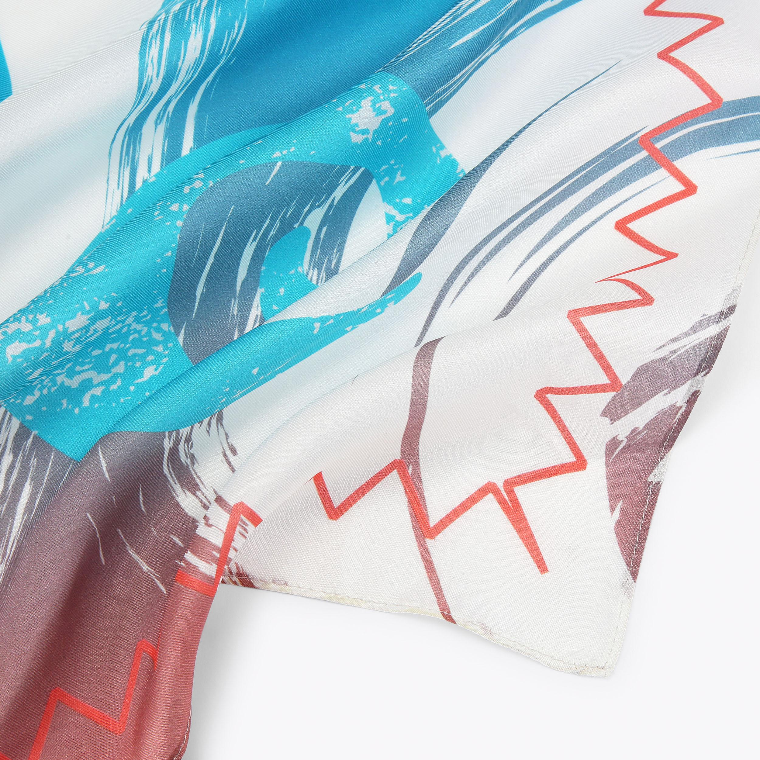 Kurt Geiger London Kurt's Cabana Large Square Scarf - Multi Colored - view 3