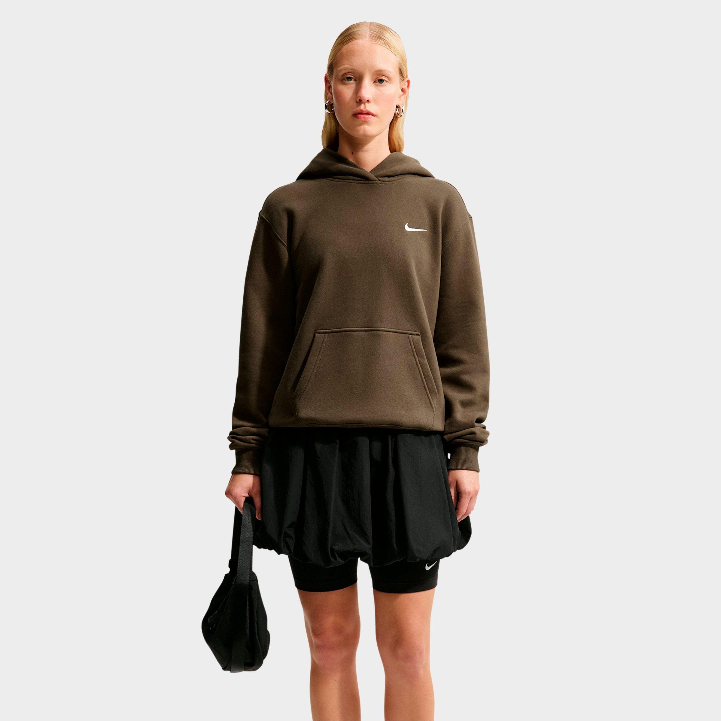 Women's Nithtke Studio Fleece Medium-Weight Pullover Hoodie - Dark Hazel/Sail