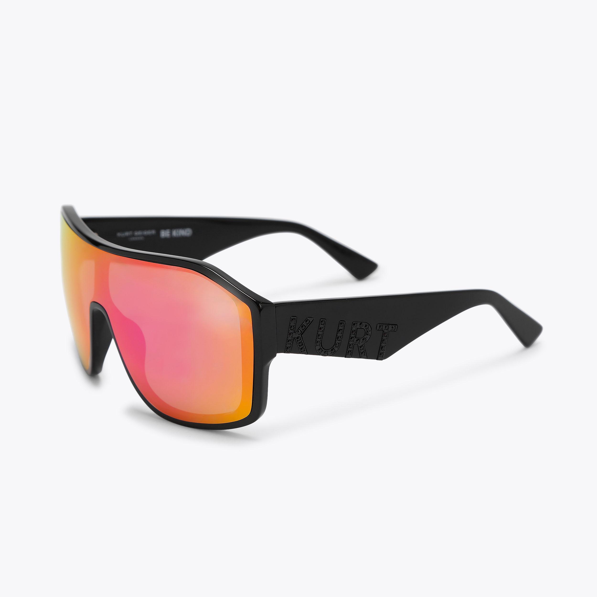 Kurt Geiger London Kurt Oversized Visor Sunglasses - Multi Colored - view 3