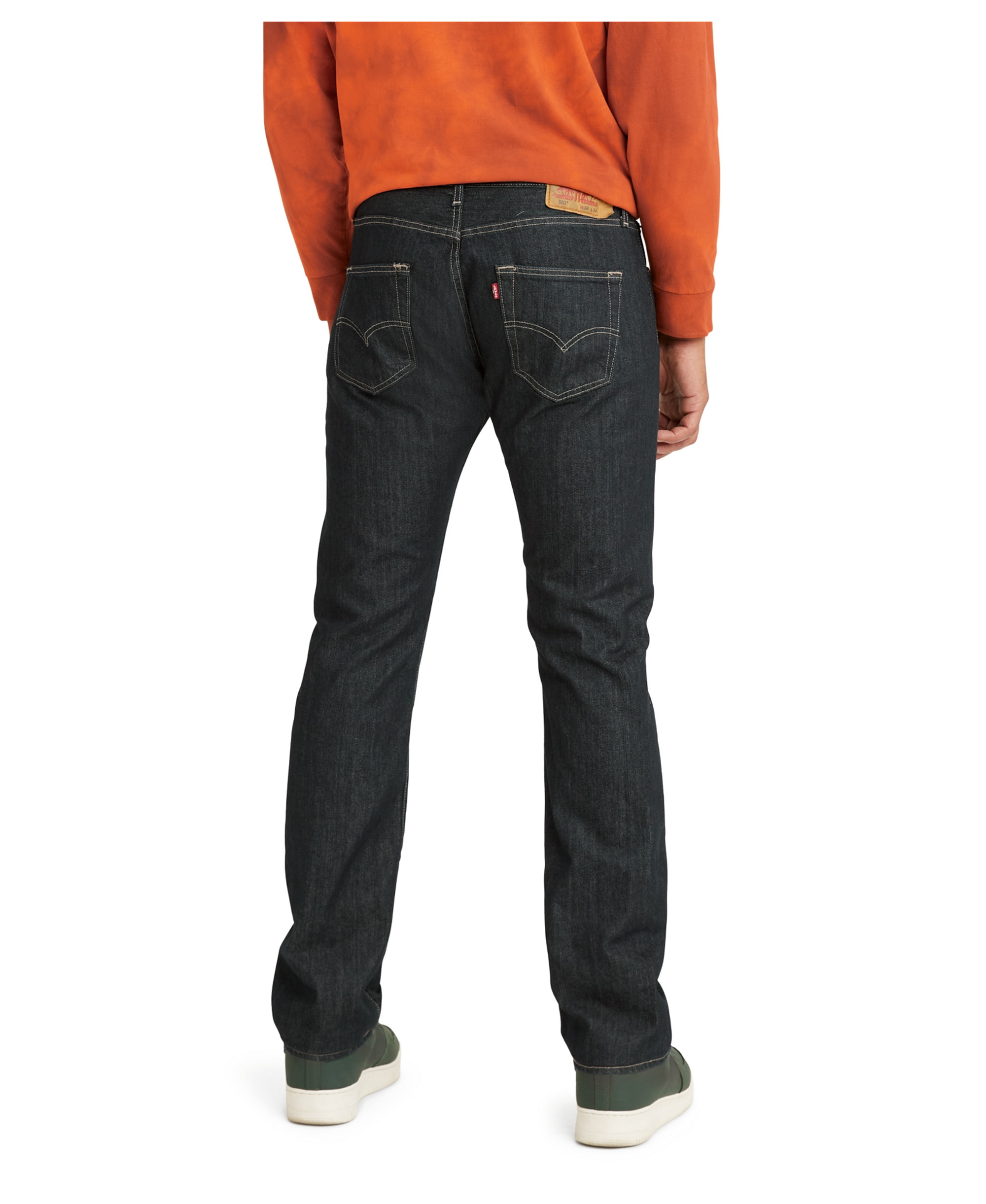 Levi's Men's 501™ Regular-Fit Button Fly Non-Stretch Jeans - Clean Rigid