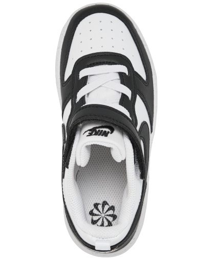 Nike Toddler Kids Court Borough Low Recraft Stay-Put Casual Sneakers from Finish Line - White, Black