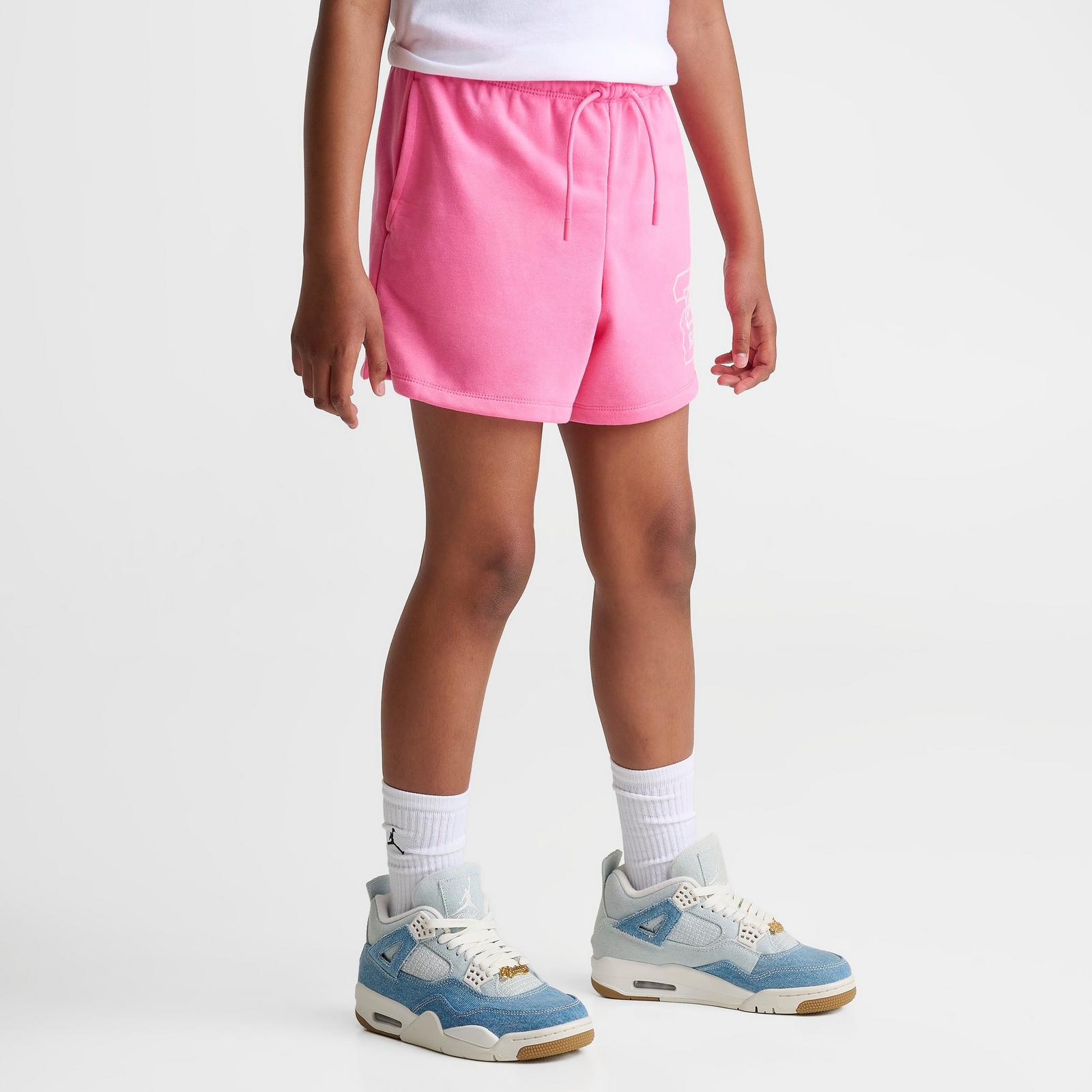 Girls' Big Kids' Jordan Collegiate Shorts - Pink Glow - view 3