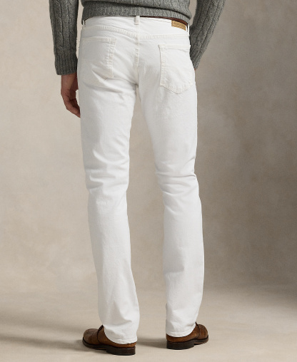 Polo Ralph Lauren Men's Varick Slim Straight Jeans - New Hudson White