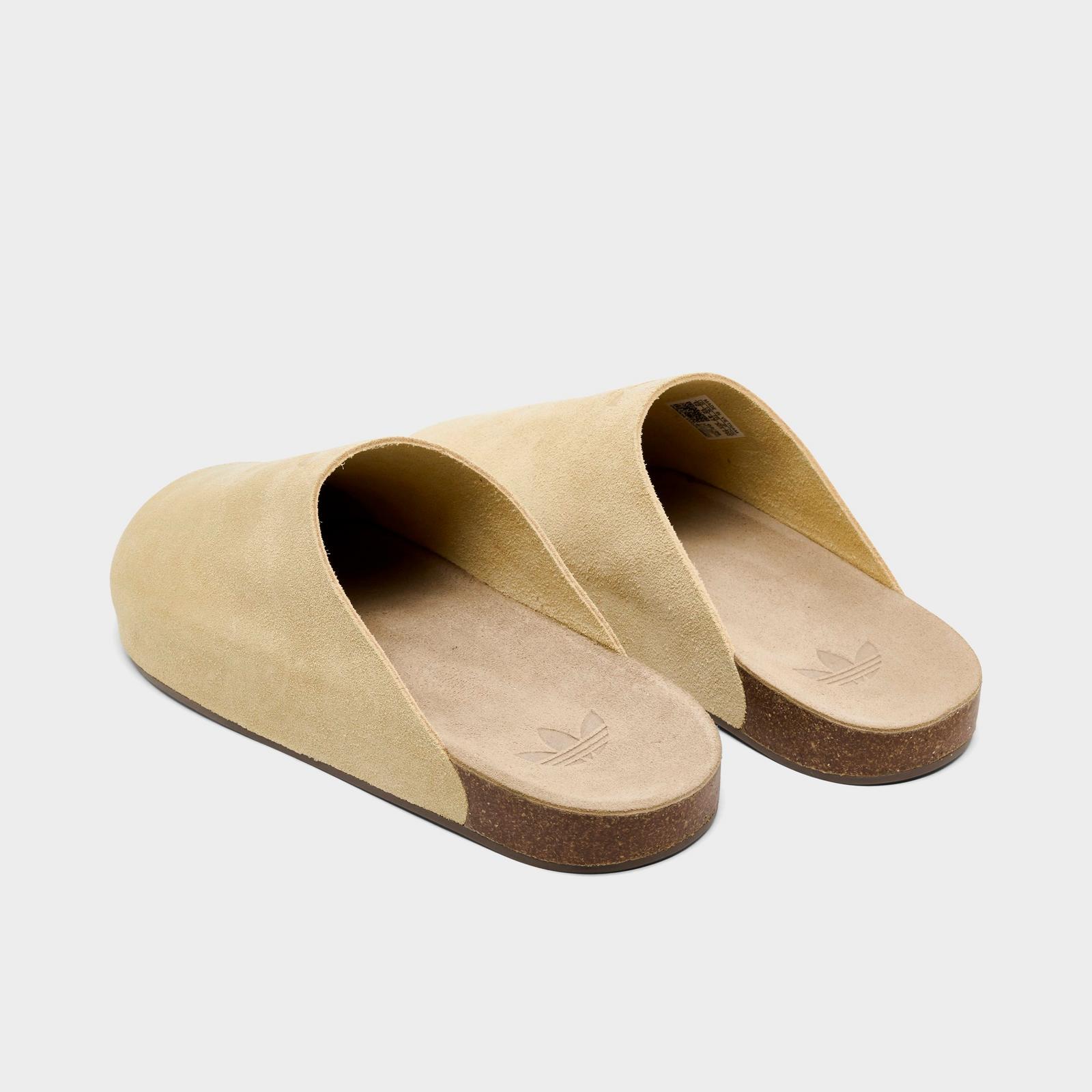 Men's adidas Originals adiMule Slide Sandals - Golden Beige/Golden Beige/Gum - view 4