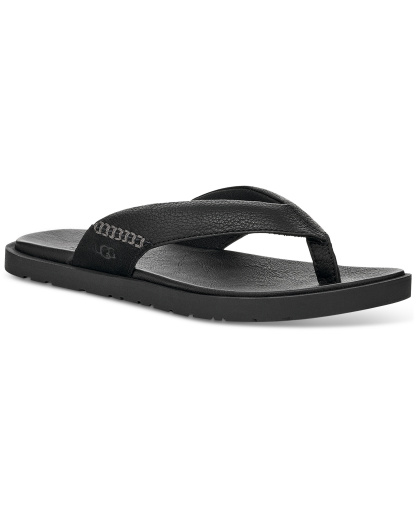 UGG® Men's Seaside II Flip Sandals - Black
